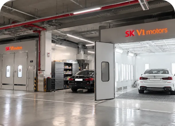 SK V1 모터스 차량 상품화 시설